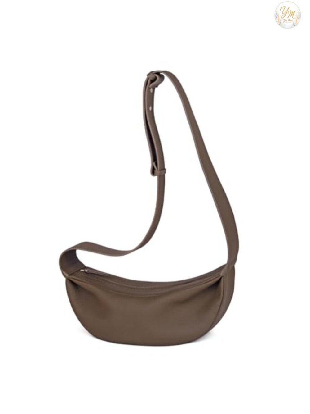 Genuine Leather Crossbody Sling Bag Minimalist Hobo Shoulder Purse